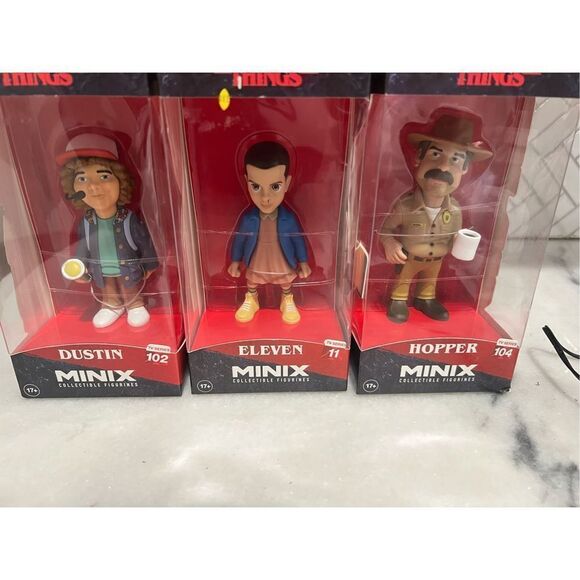 MINIX Stranger Things Eleven Netflix TV Series Vinyl Figure Collection Lot - Picture 2 of 6